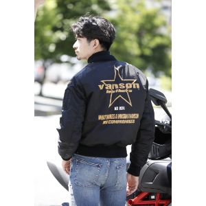 THE STEVENSON MA-1ジャケット ネイビー THE STEVENSON MA-1ジャケット ネイビー