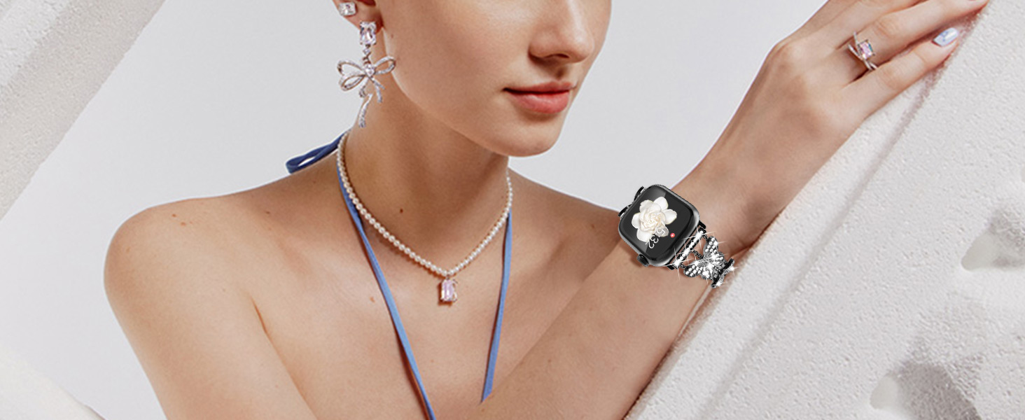 apple watch band butterflies