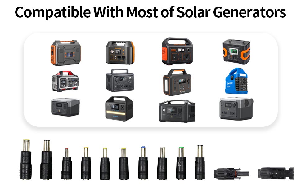 SOTAIN Portable Solar Panel for Solar Generator with