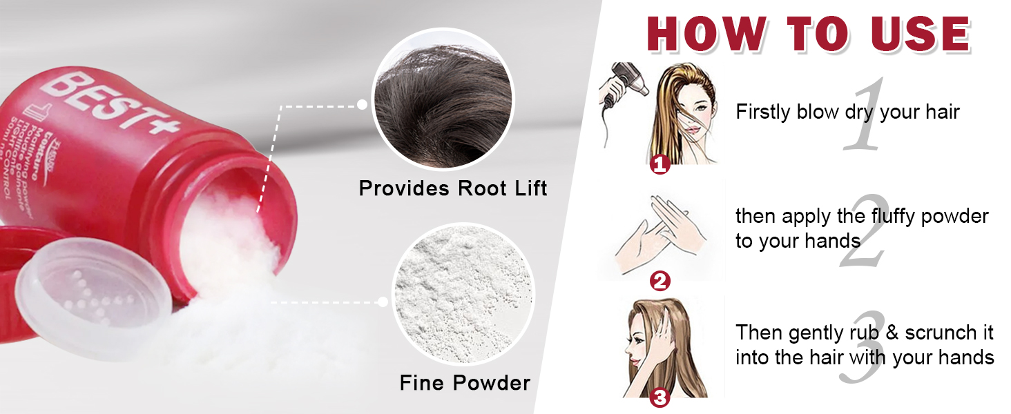 hair styling texture powder