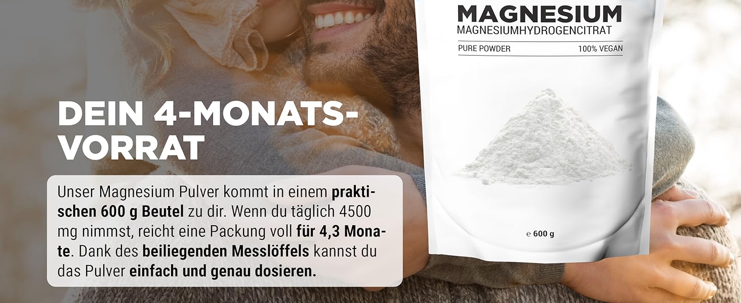 Magnesium Pulver Vit4ever