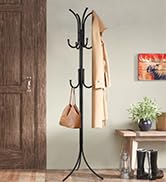 Zanflare コートハンガー 3段 衣類収納 幅42×奥行42×高さ175cm 落ちにくいフック ポールハンガーラック 耐荷重25kg ポールスタンド 物置き 玄関ハンガー 省スペース 洋服...