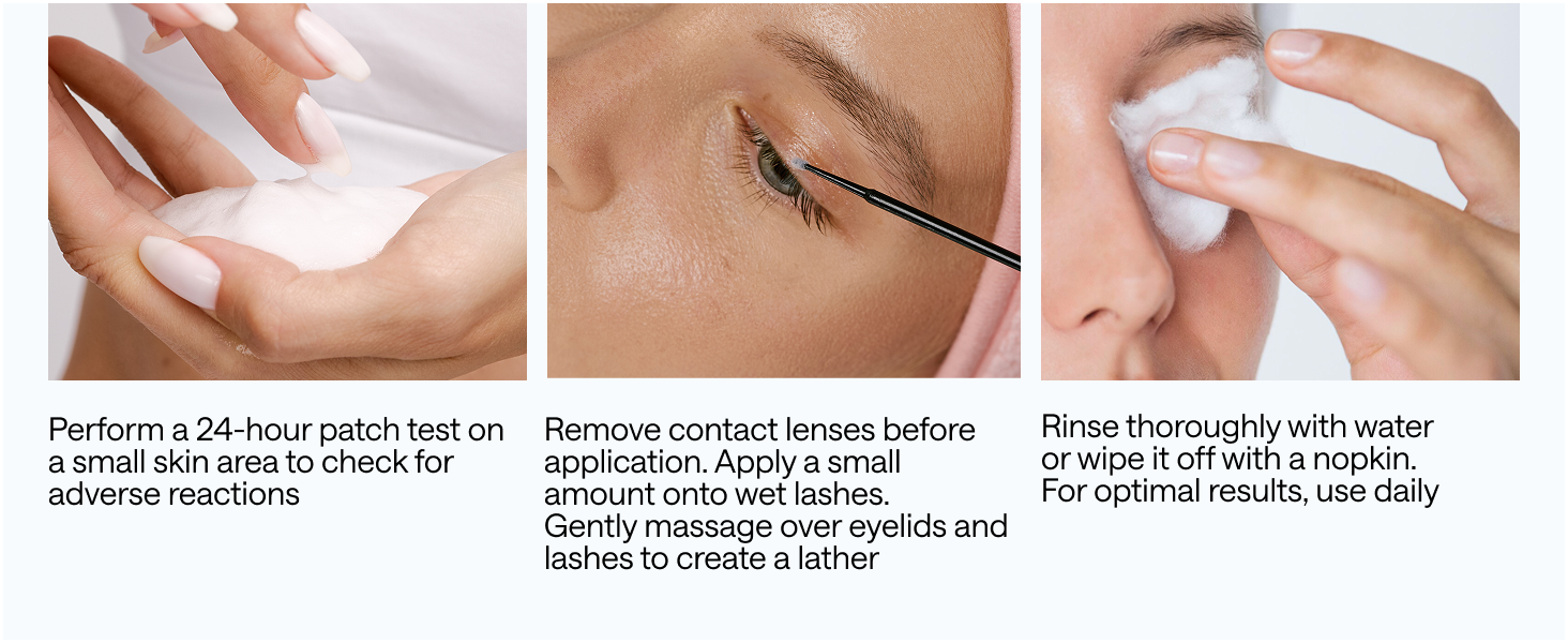 eyelash extension cleanser