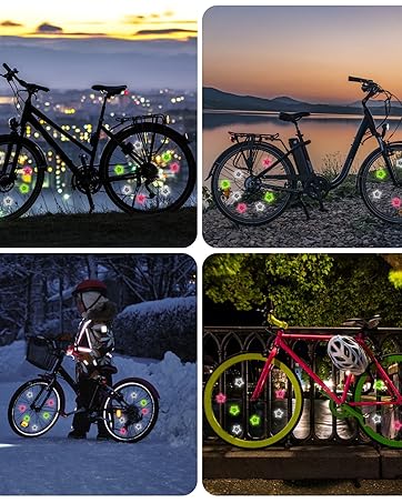 15 Stück Reflektierende Speichen Sterne, Speichenreflektoren Fahrrad  Kinder, Fahrradzubehör Kinder, Reflektierende Speichenperlen,  Fahrradspeichen zum Radfahren bei Nacht Sicherheitszubehör : :  Sport & Freizeit