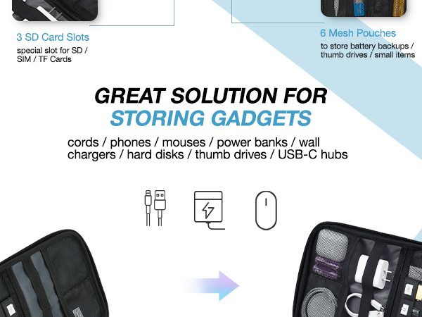 charger organizer