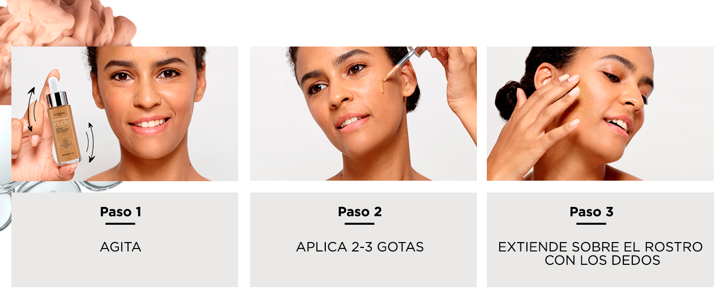 L'Oreal Paris Makeup Designer Maquillaje Sérum Con Color Accord Parfait, Color 23 Light, 1 L'Oreal Paris Makeup Designer Maquillaje Sérum Con Color Accord Parfait, Color 23 Light, 1