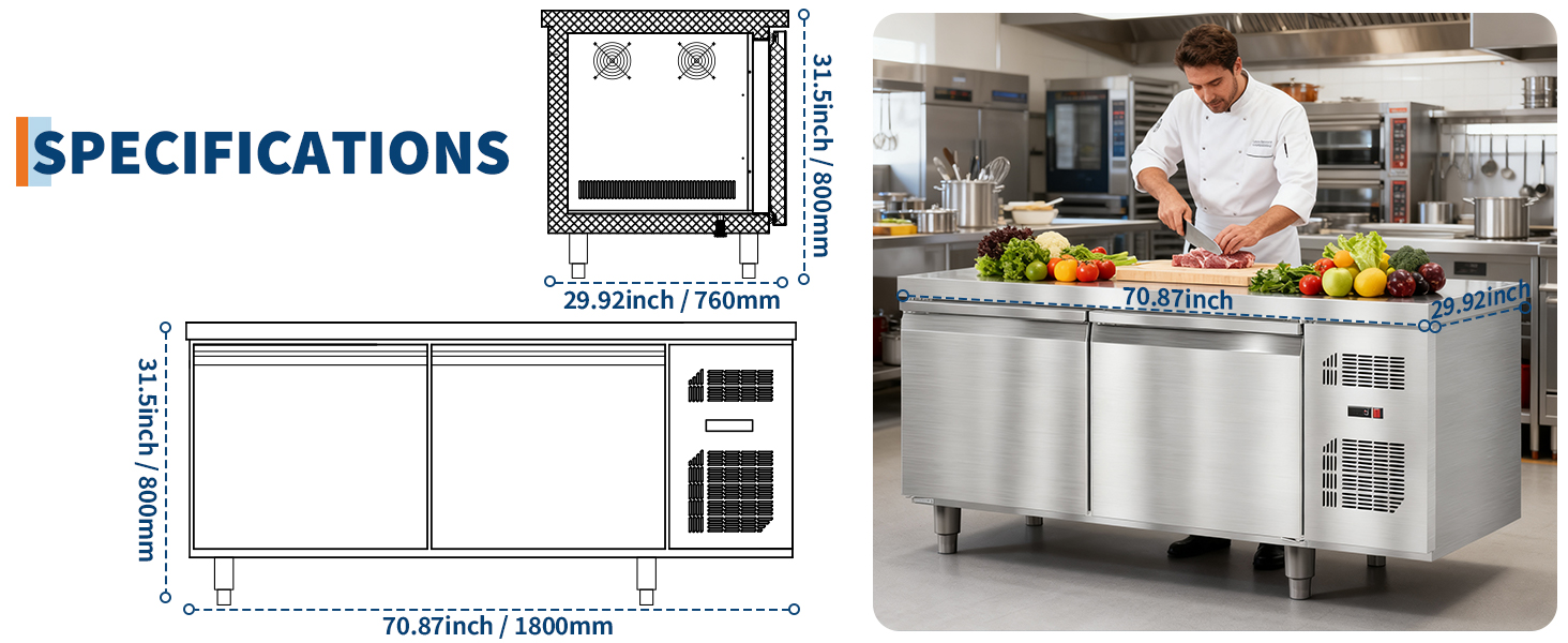 commercial refrigerator nsf
