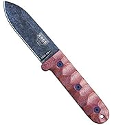 ESEE PR4 Fixed Blade Survival Knife –Field Tested, Durable and Reliable Bushcraft Knife with Dark...