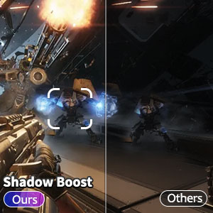 shadow boost 4k gaming monitor 144hz usbc