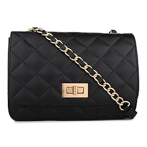 Amyence Women Sling Bag 1001 Black