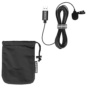 Amazon.com: Saramonic Lavalier Mic with USB-A Connector for