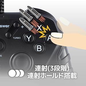 Amazon.co.jp: アンサー Switch2/Switch/PC用 USBコントローラ
