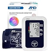 A&D Medical LifeSource Blood Pressure Machine with Wide Range Upper Arm Cuff (22-42 cm / 8.6-16.5...