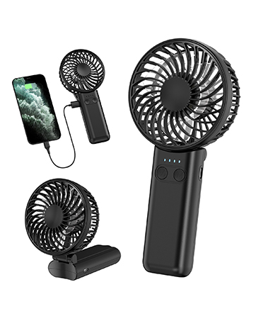 Amazon | GOHHME 携帯扇風機 ハンディファン【2024モデル・4in1