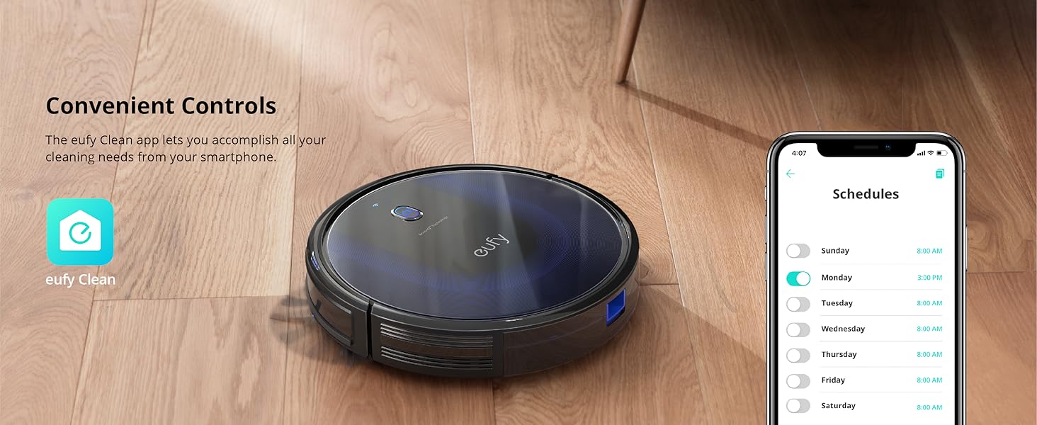 eufy RoboVac 15C MAX Robot Vacuum Cleaner, BoostIQ, WiFi, SuperThin