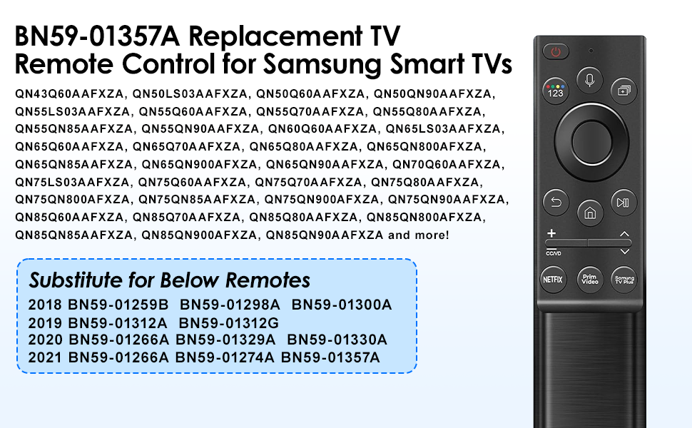 BN59-01357A Solar Rechargeable Remote Co... 12 rechargeable tv remote for samsung