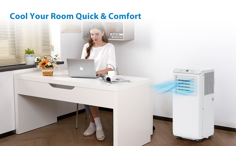 Ostar Portable Air Conditioner Up to 250 Sq. 8000 BTU