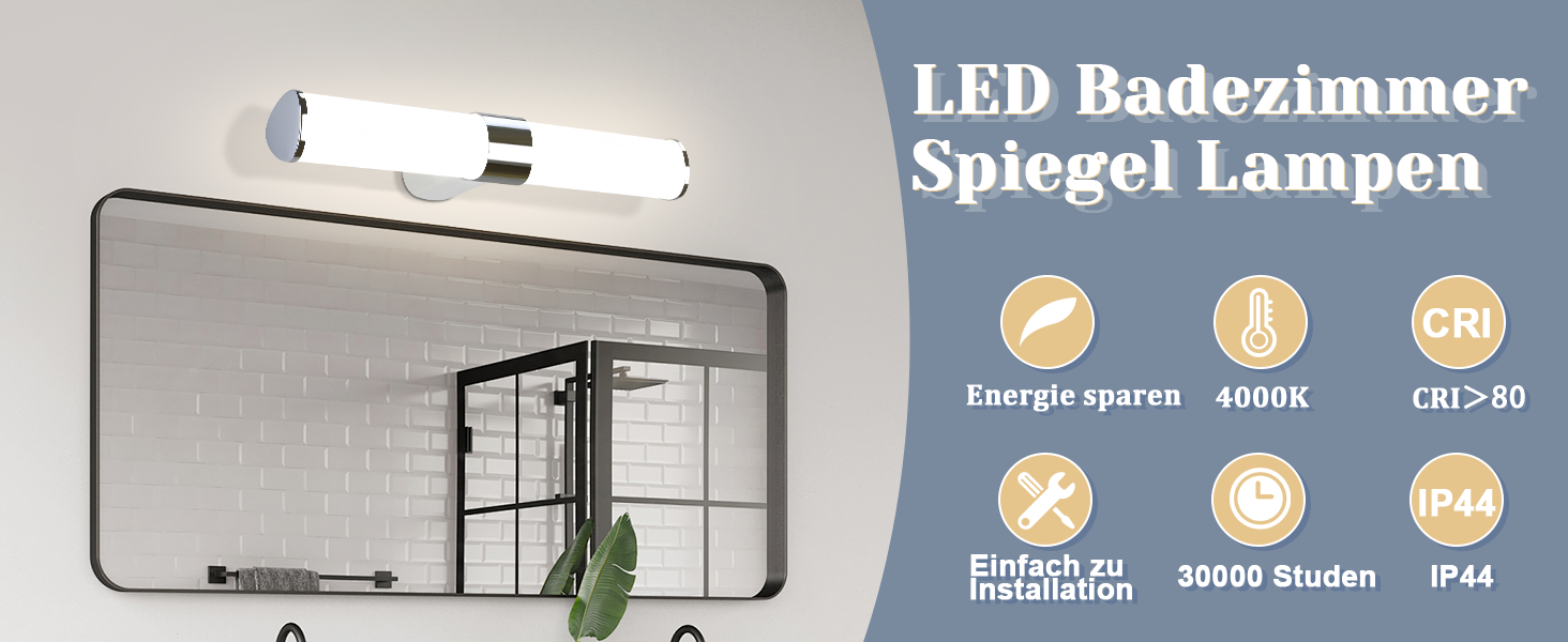 Spiegelleuchte Bad Led Badezimmer