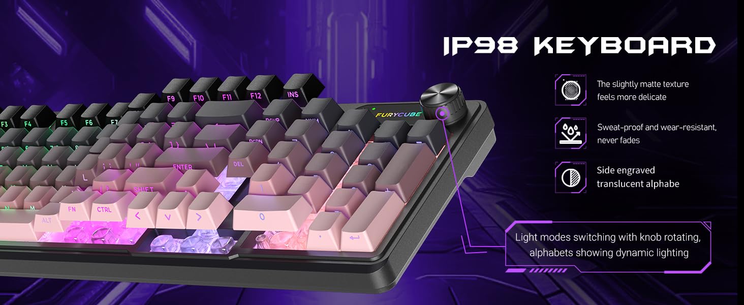 SIDE-PRINED PBT KEYCAPS