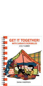 Sarah&amp;#39;s Scribbles 12-Month 2025 Monthly/Weekly Planner Calendar