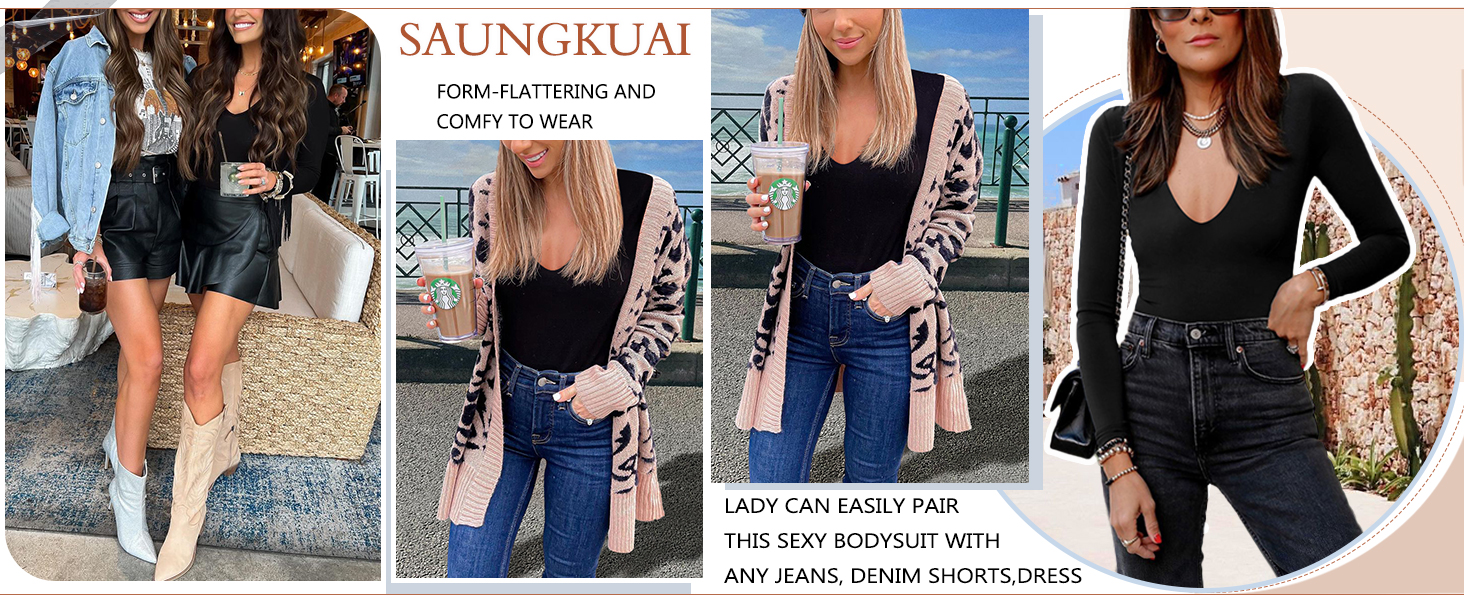 long sleeve bodysuit