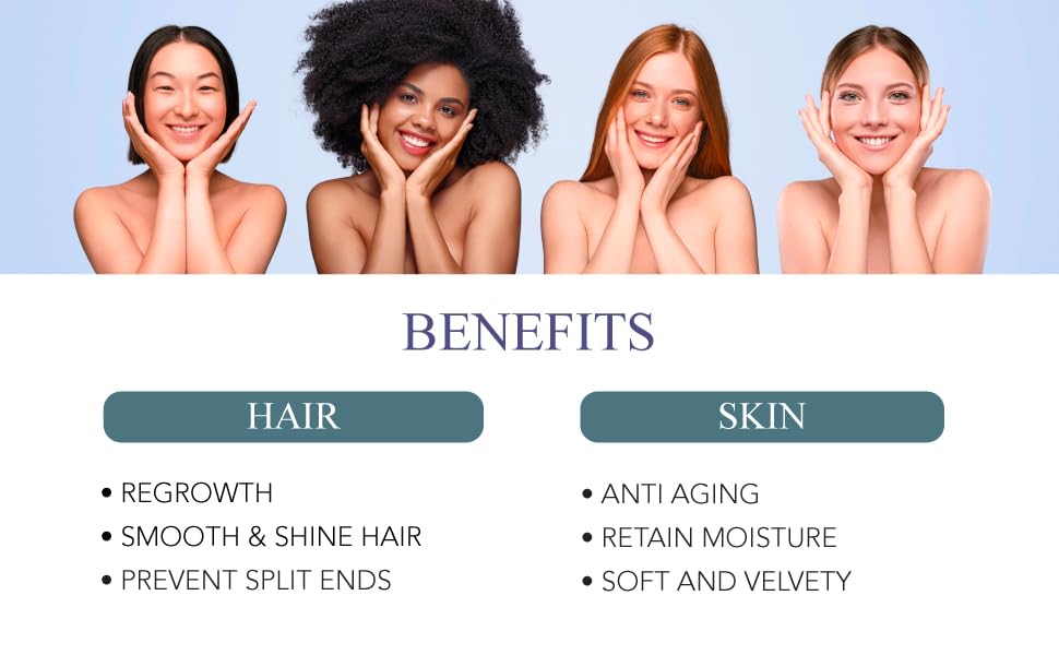 hair,regrowth,moisturizing,split ends,anti aging,retain,soft,moisture,velvety