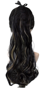 Amazon.co.jp: AZ-FRONT キッズ ダンス用ポニーテールウィッグ