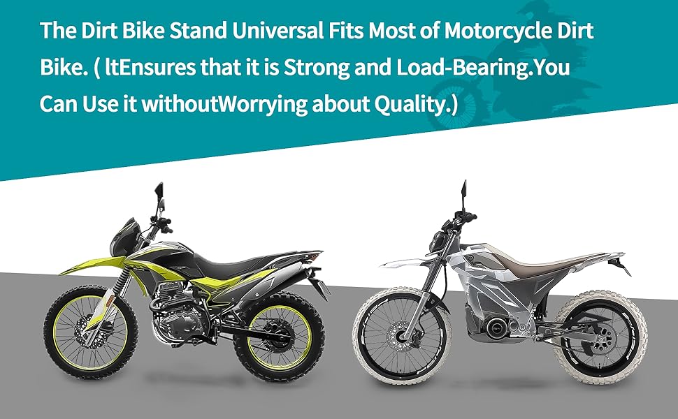 Motorcycle Dirt Bike Panel Stand Moto Maintenance Hoist Lift Jack Removable Trail Stand