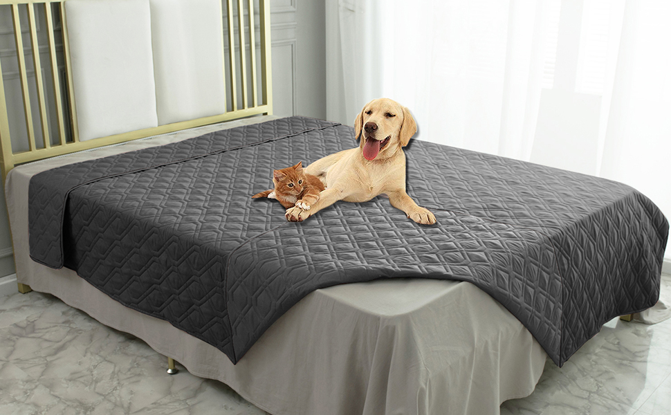 Ameritex Waterproof Blanket Reversible Dog Bed Cover Pet