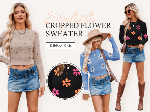 サルセーション　Crop sweater サイズM Salsation サルセーション 新作Crop sweater サイズM salsation