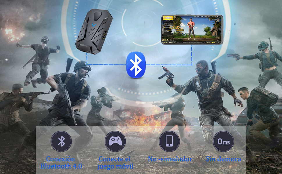 Gaming Keyboard Mouse Converter Keyboard Mouse Adapter Bluetooth