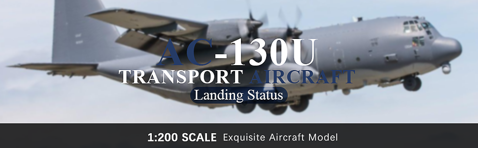 1/144 Scale AC-130U AC130 Spookyii GUNSHIP Diecast Metal