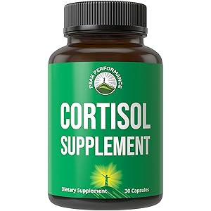 4f2d3cc6-f821-4d9a-84b2-661803bf853d.__CR0,0,2000,2000_PT0_SX300_V1___ 5-in-1 Cortisol Supplement for Women & Men. Lower High Cortisol with Ashwagandha, Rhodiola Rosea, L-Theanine, Phosphatidylserine, Magnolia Bark. Calm Relaxation, Balanced Energy, Vegan Supplements