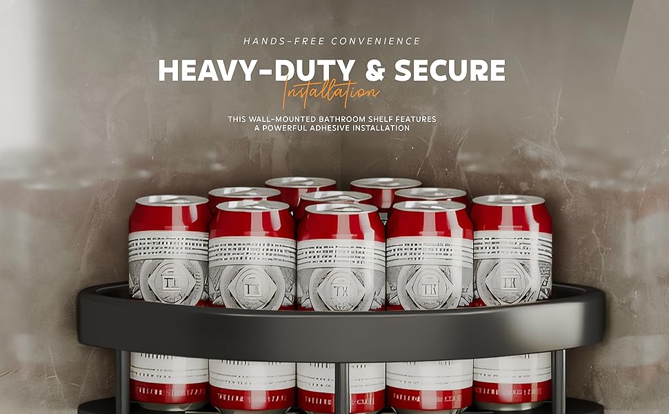 self adhesive bathroom shelf