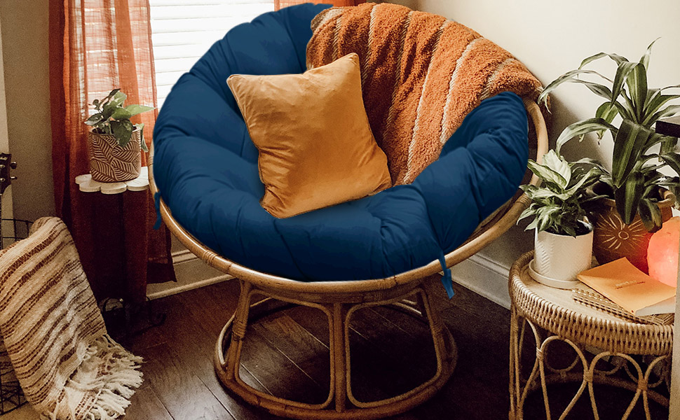 HILUHIDI Papasan Chair Cushion Only 52 inch, 13.23lbs