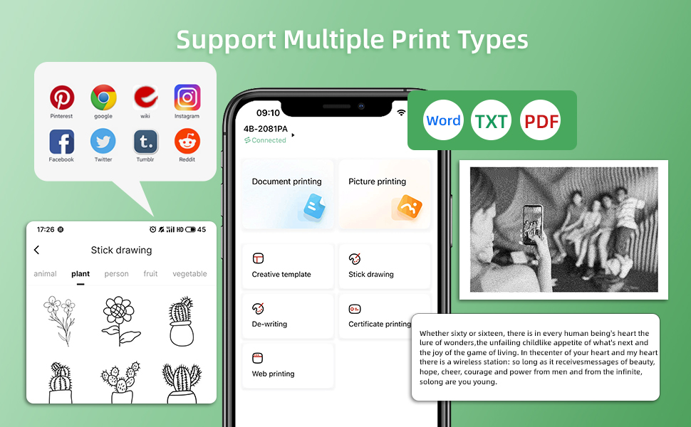 portable printer for iphone