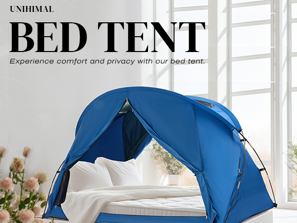 Snuggy Bed Tent Canopy YAVIL Bed Tent Twin Size Blackout