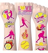 Yoyuspy Softball Temporary Tattoos Decorations - 200+ Softball Birthday Party Decorations Favors ...