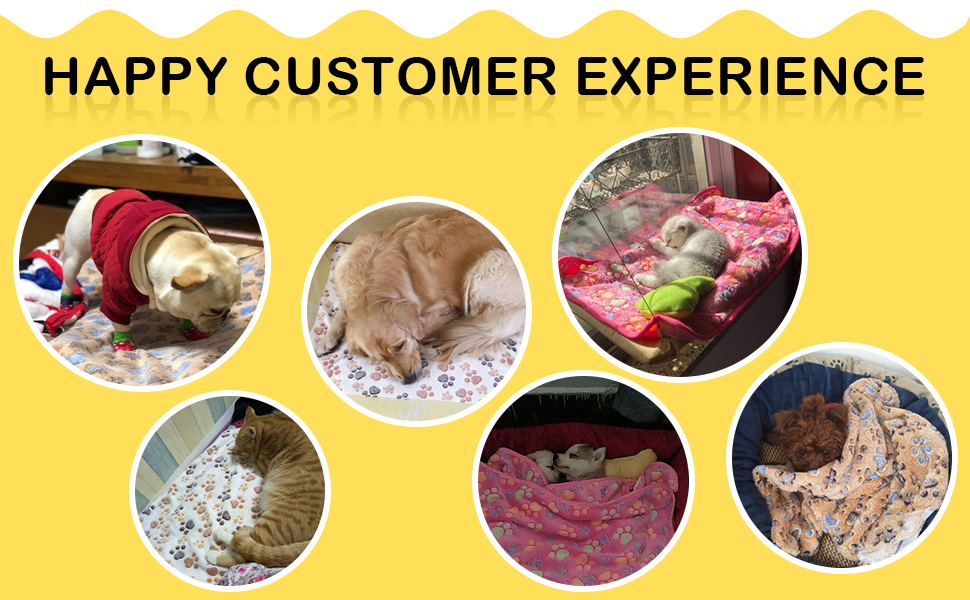 Pet Soft Dog Blankets Small Fluffy Cats Dogs Blankets for Small Dogs