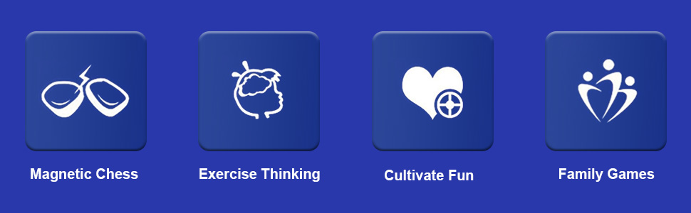 magnetic chess with stones