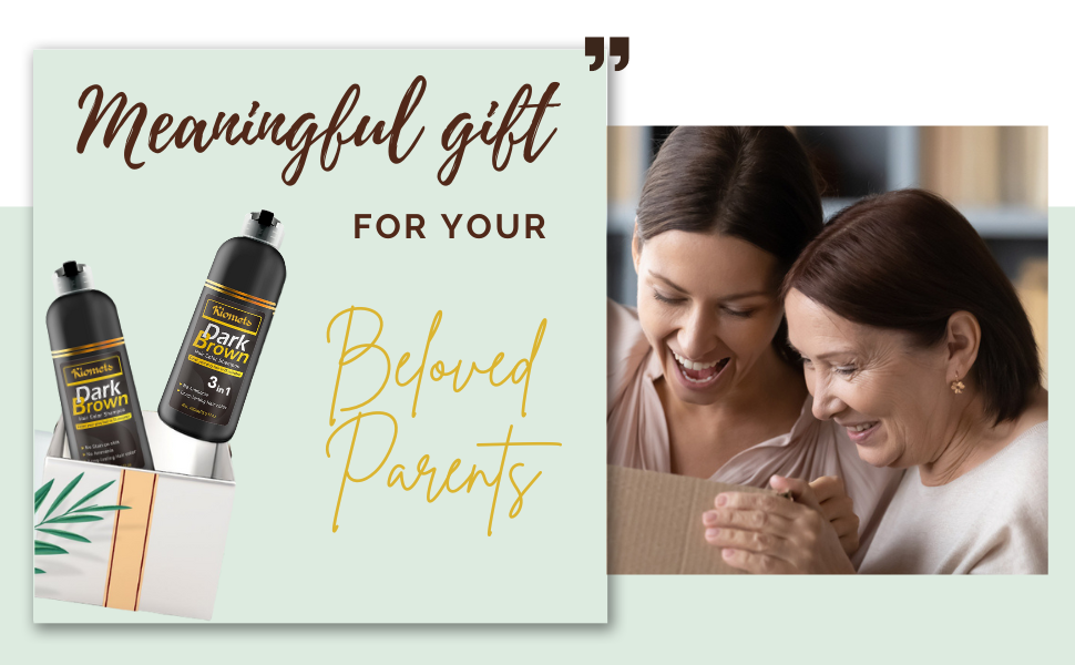 hair color shampoo dark brown pack 2