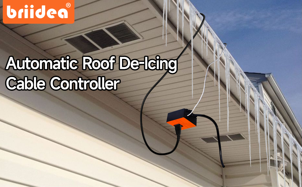 Briidea Automatic Roof DeIcing Heat Cable Control with Large Capacity