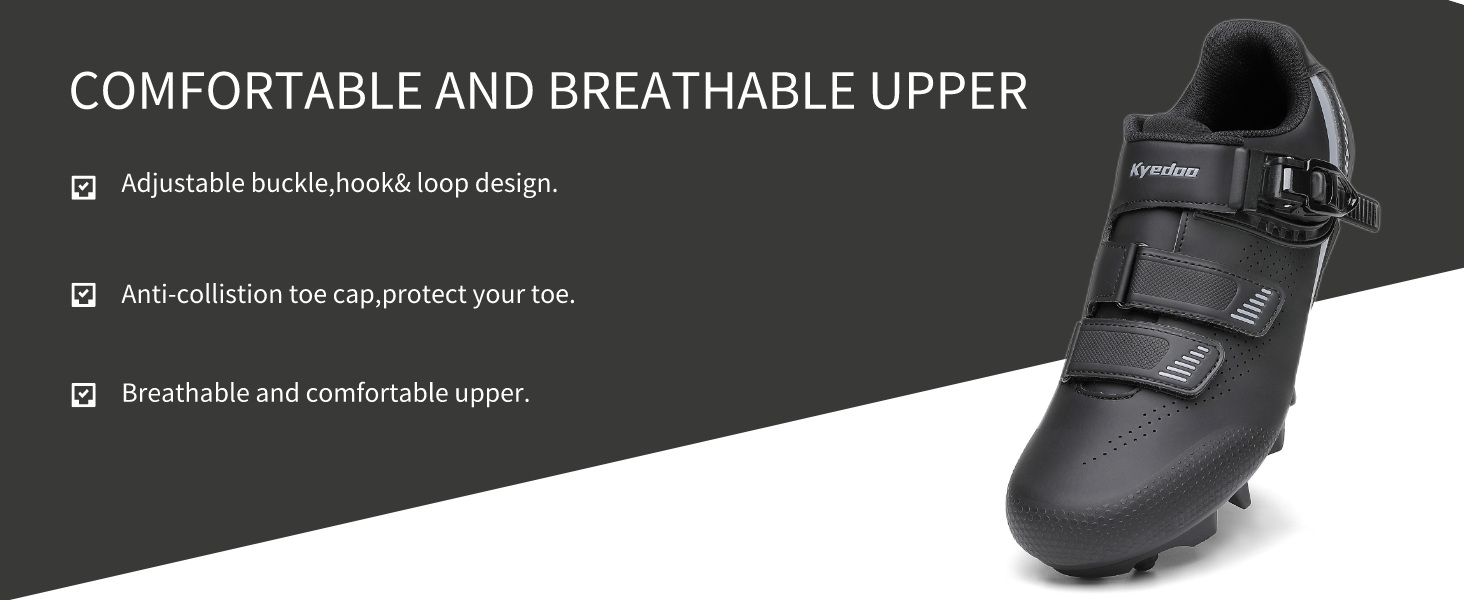 Kyedoo Mountain Bike Shoes Mens Cycling Shoes MTB Shoes