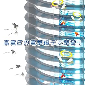 【新品】オーム(OHM)電機 電撃殺虫器 OBK-04SB グレー Amazon | オーム電機 電撃殺虫器 OBK-04SB グレー | 捕虫器