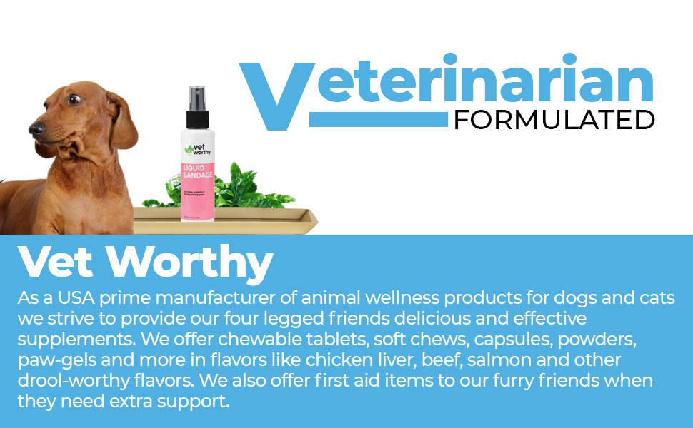 Vet Worthy Liquid Bandage for Dogs Seal and Protect