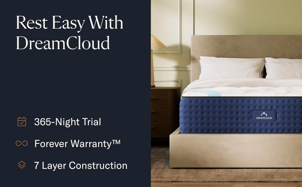 Rest Easy with DreamCloud's 365 Night Trial