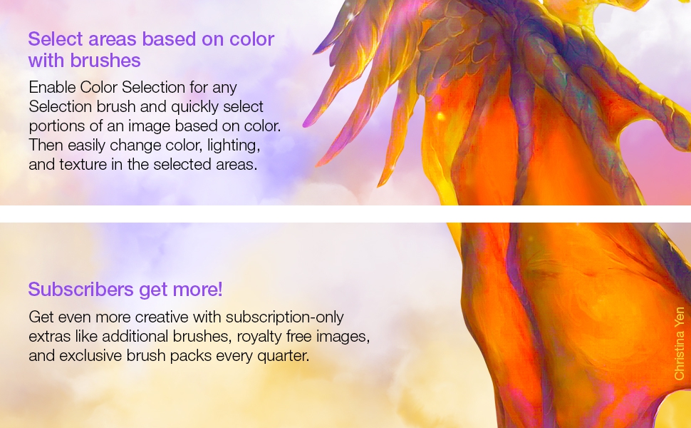 Select areas based on color. Subscribers get more!