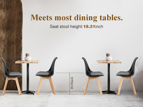 ★ SISANDI MIES CLASSIC midnight black 1★ Amazon.com - OLIXIS Dining Chairs Set of 4 Kitchen Mid