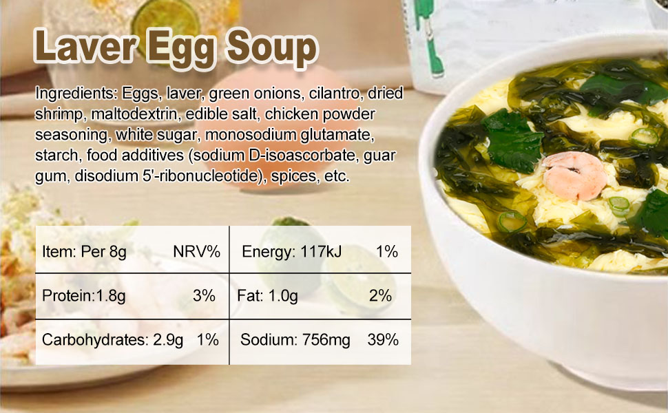 Amazon.com: Egg Flower Soup Mix, Vegetable Mix Soup with 4
