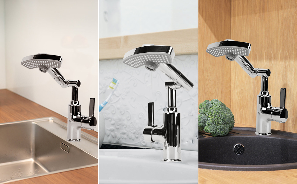 Grifo eléctrico de acero inoxidable con manipulador biónico AI